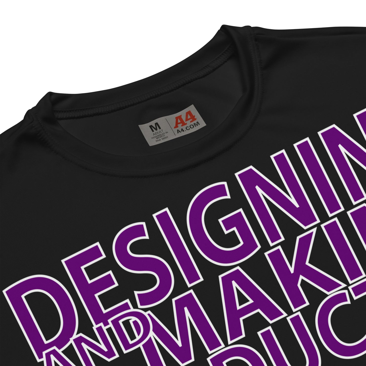 Unisex performance crew neck t-shirt