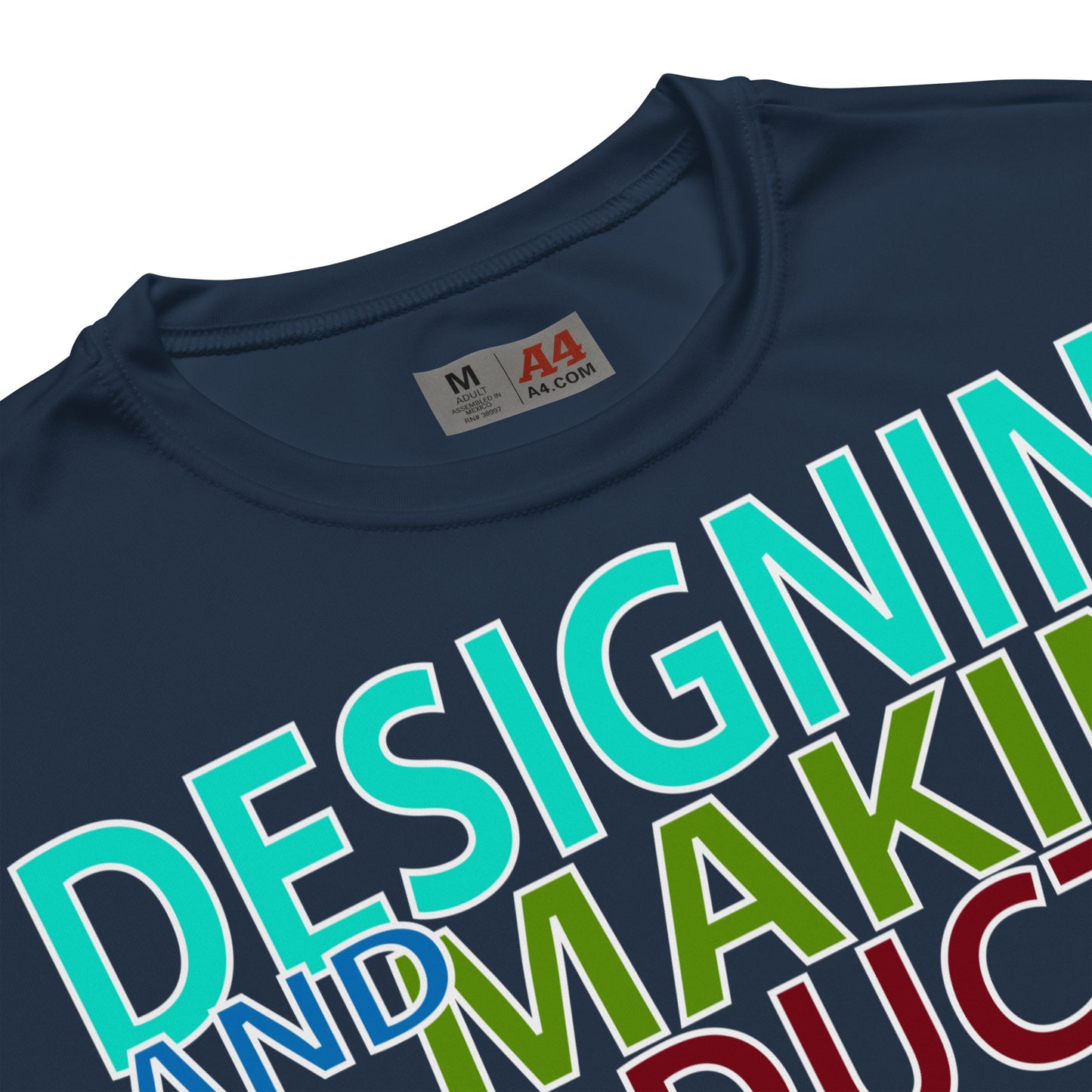 Unisex performance crew neck t-shirt