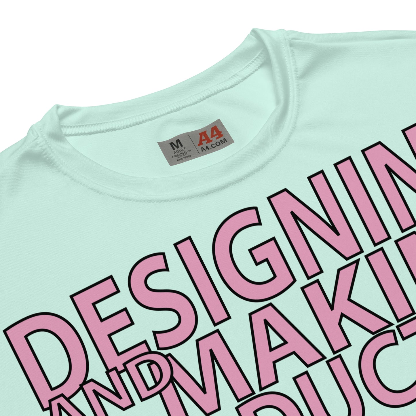 Unisex performance crew neck t-shirt