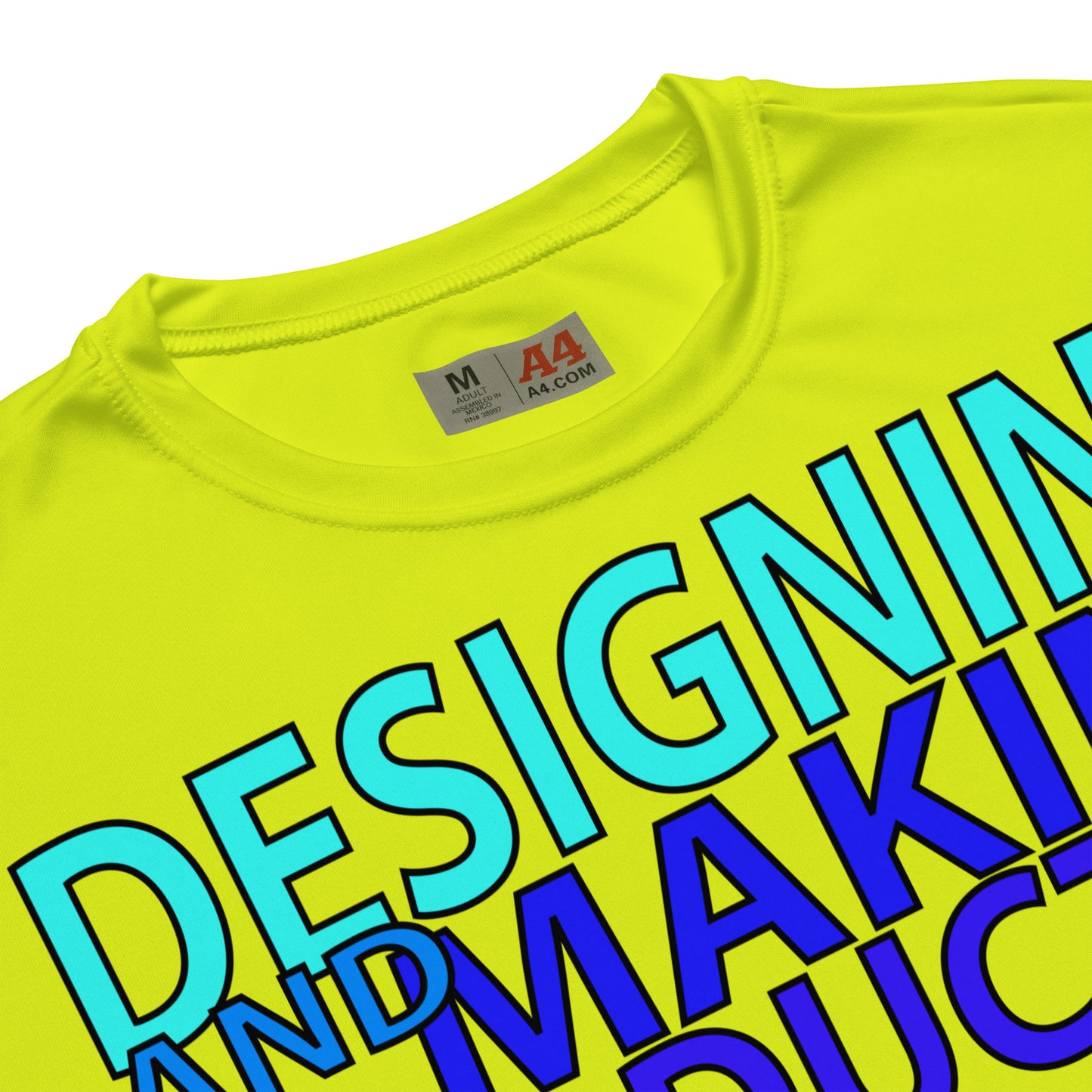 Unisex performance crew neck t-shirt