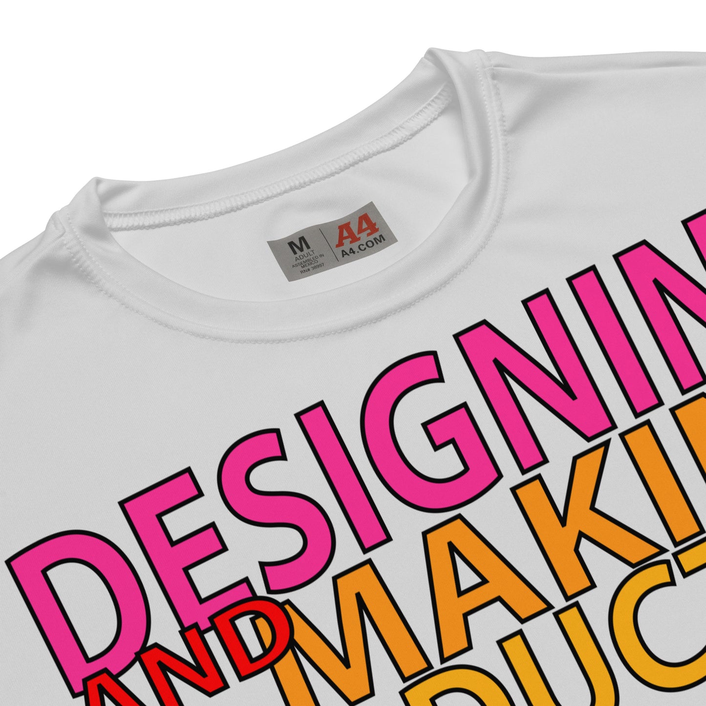 Unisex performance crew neck t-shirt