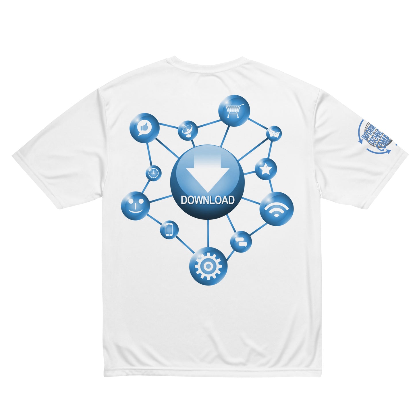 Unisex performance crew neck t-shirt