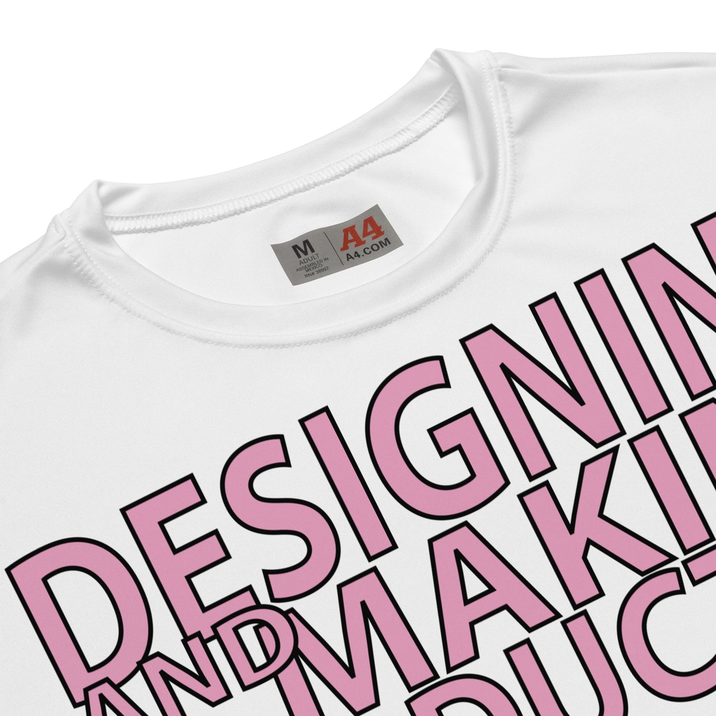 Unisex performance crew neck t-shirt