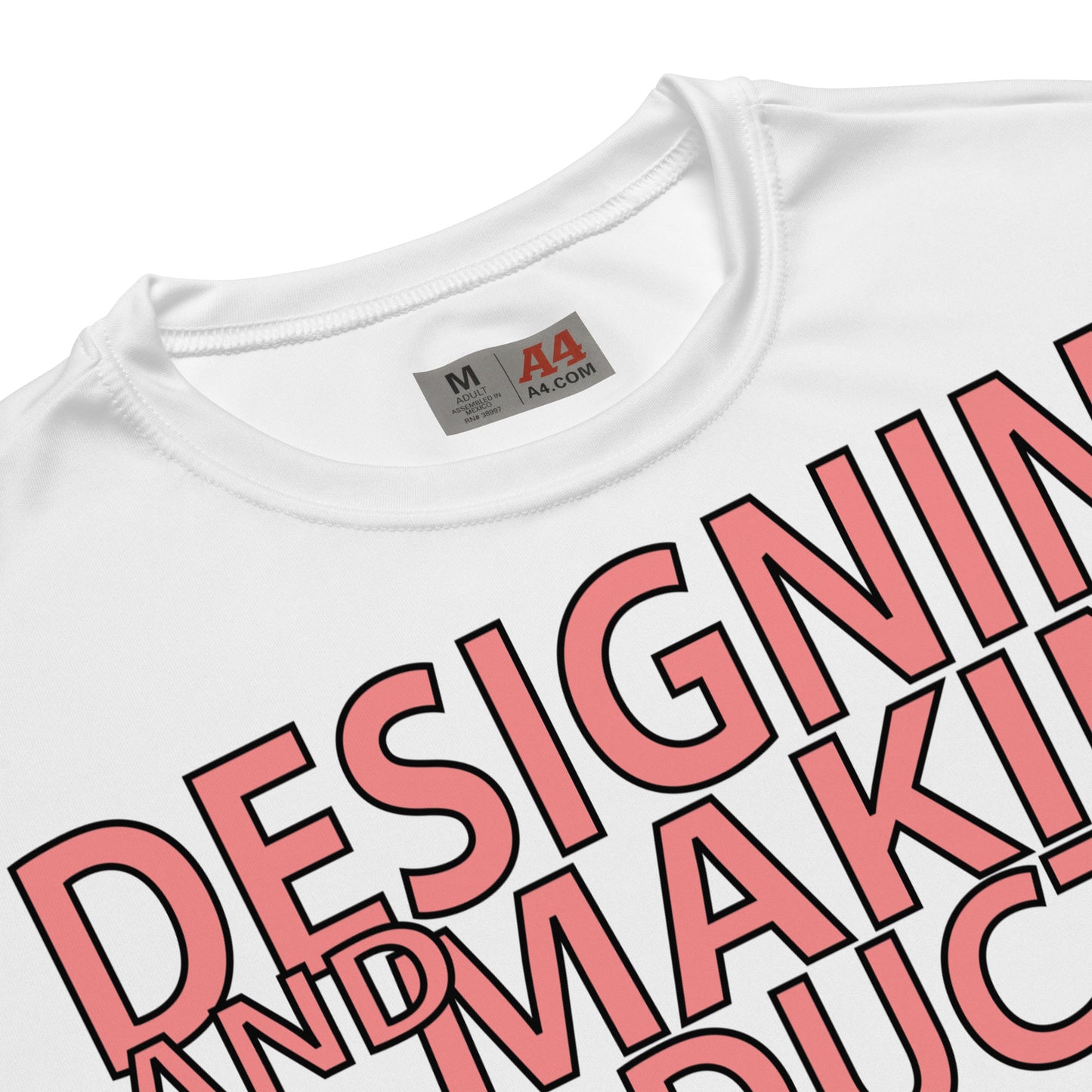 Unisex performance crew neck t-shirt