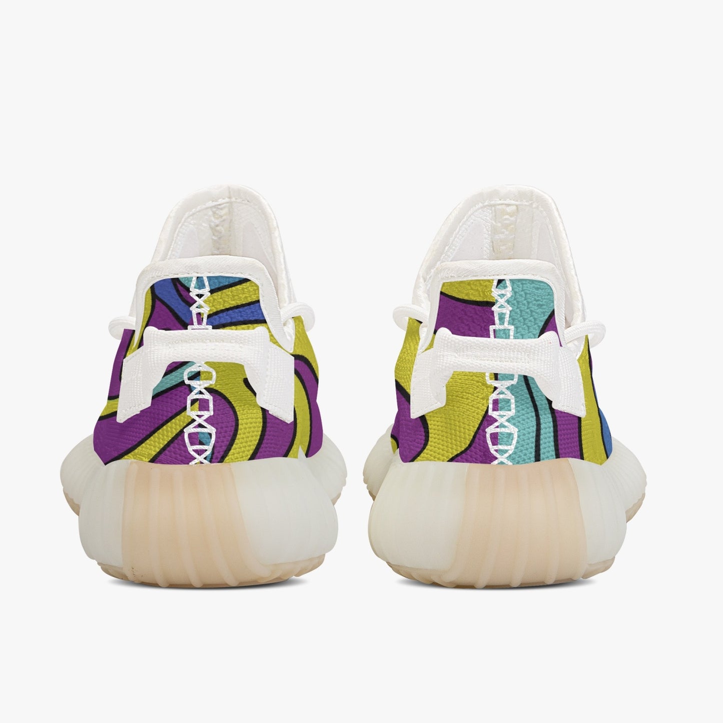232. Trendy Mesh Knit Sneakers - White