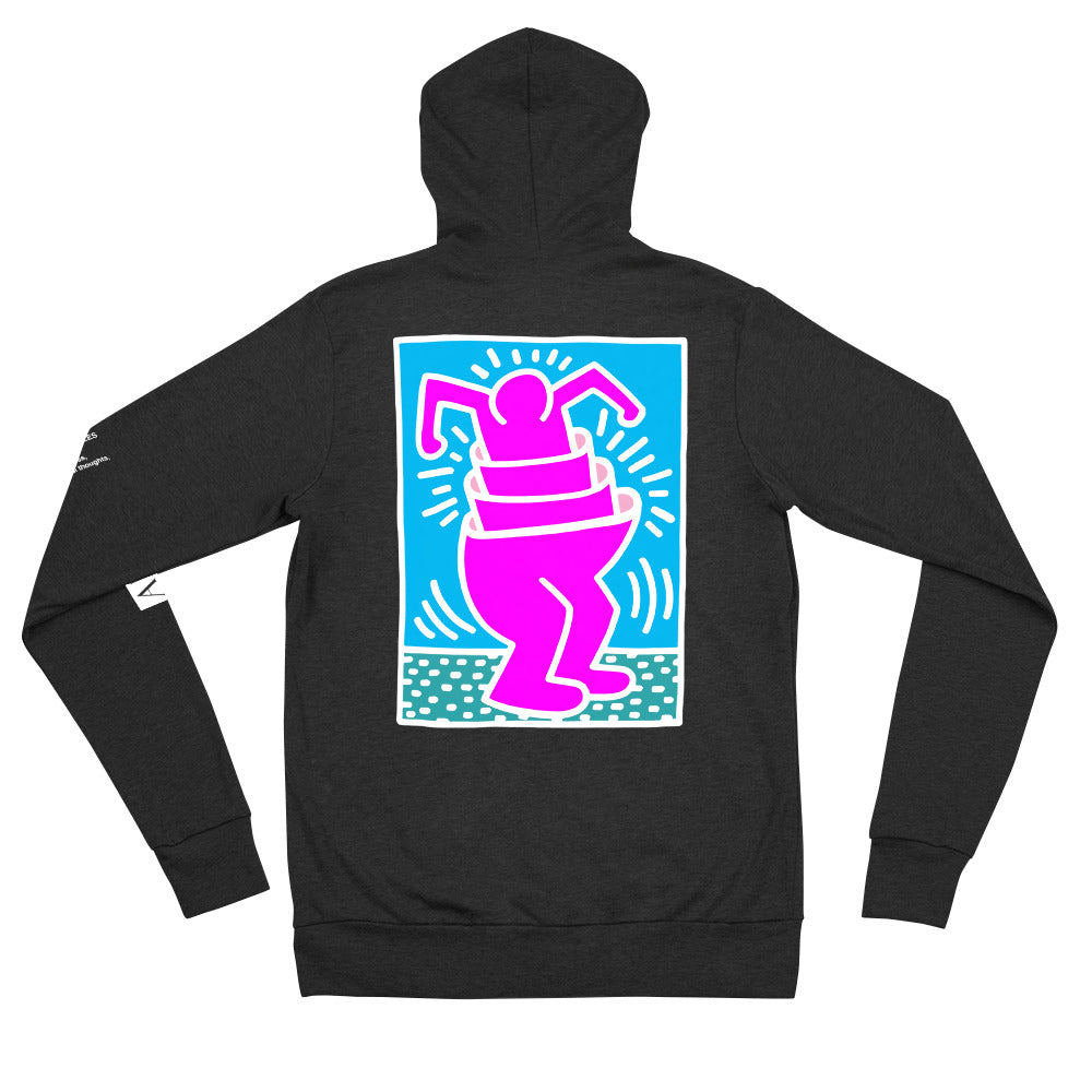 Unisex zip hoodie