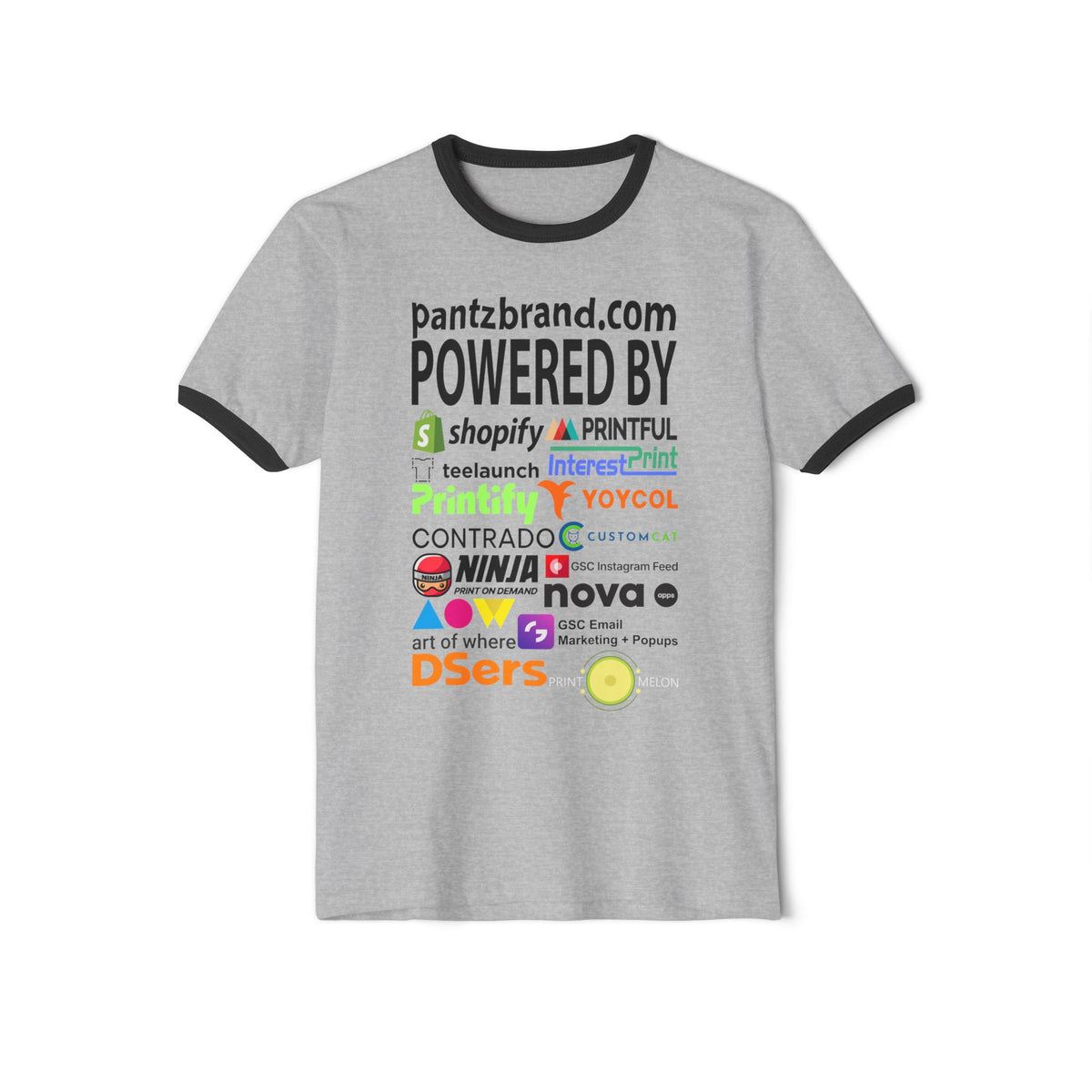 Powered By Ringer T-Shirt