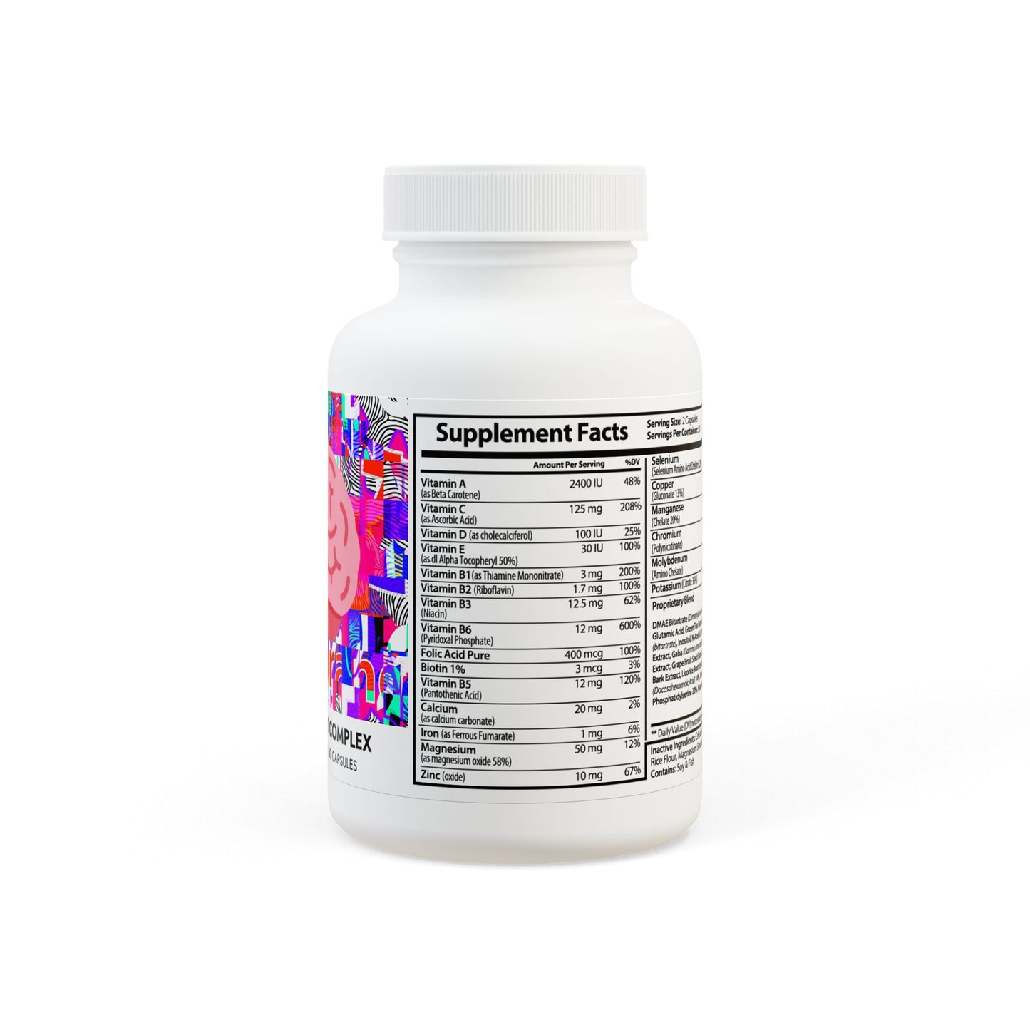 Brain Support Complex Supplement (60 Capsules)