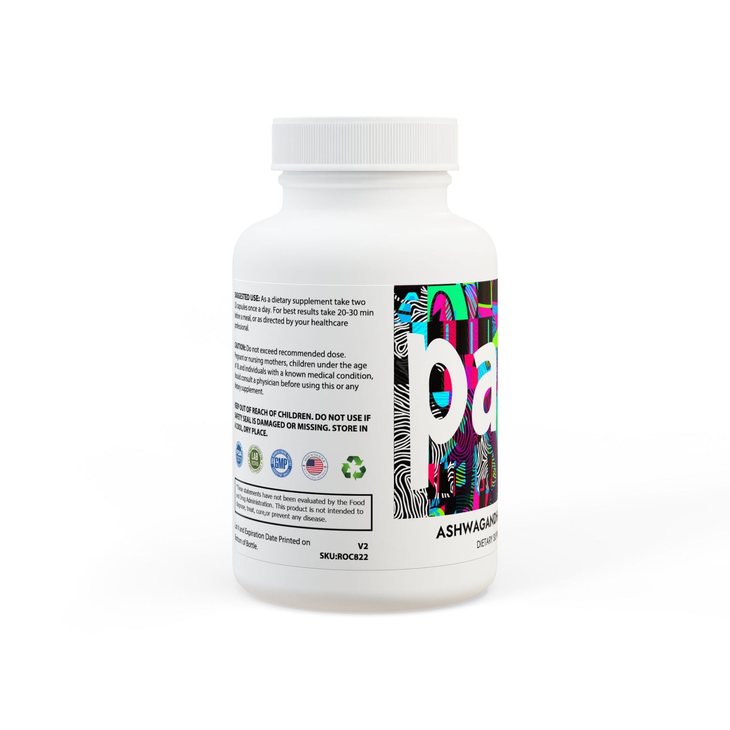 Ashwagandha and Black Pepper Supplement (60 Capsulez)