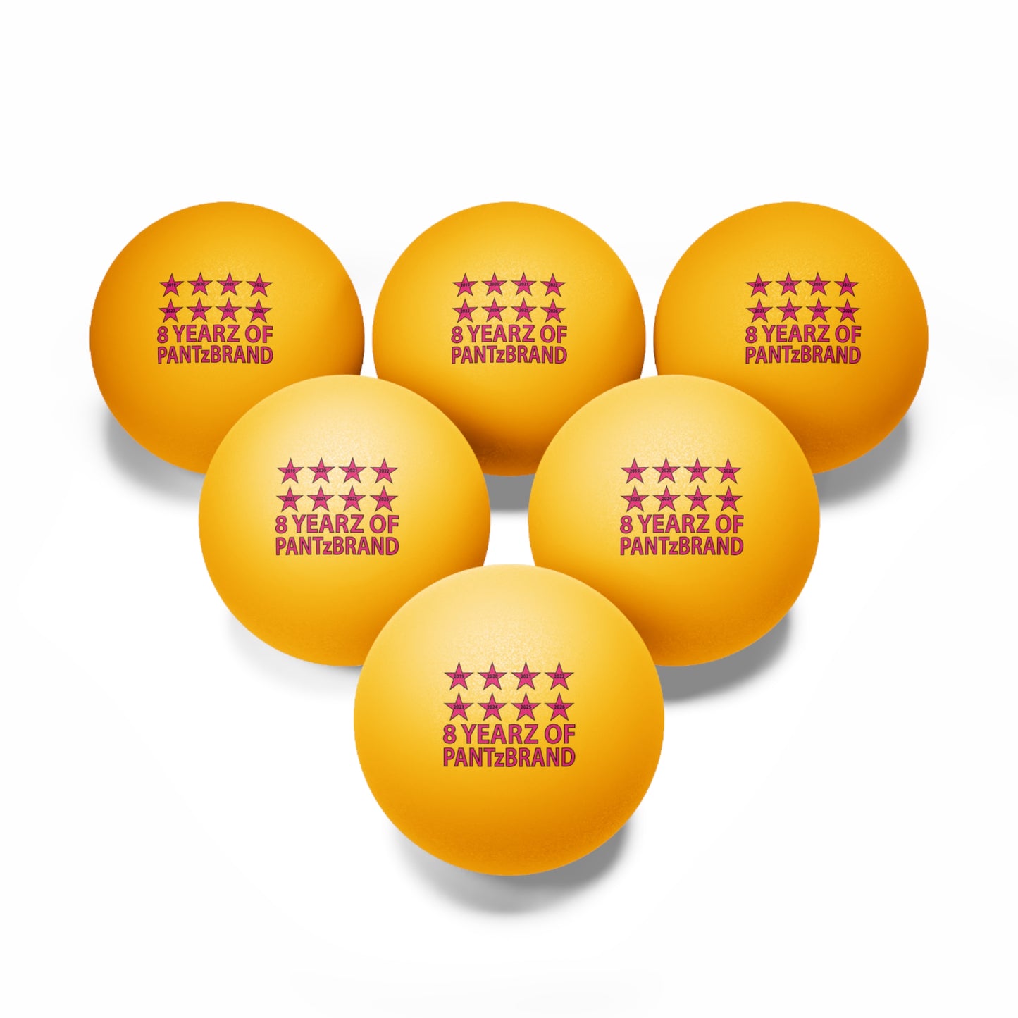Ping Pong Ballz - 6 Count