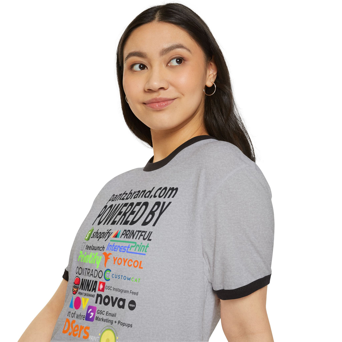 Powered By Ringer T-Shirt