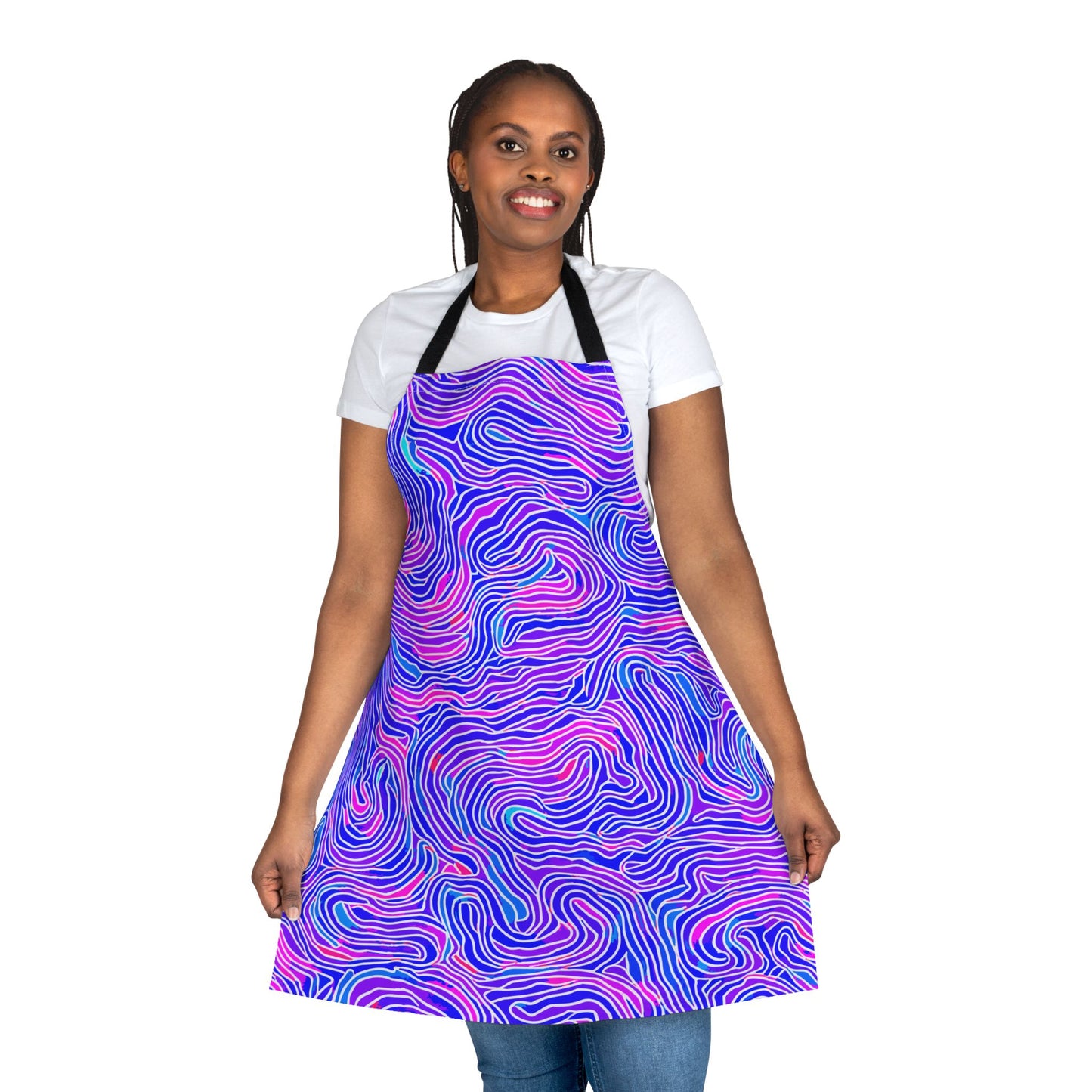 Psychedelic Swirl Kitchen Apron