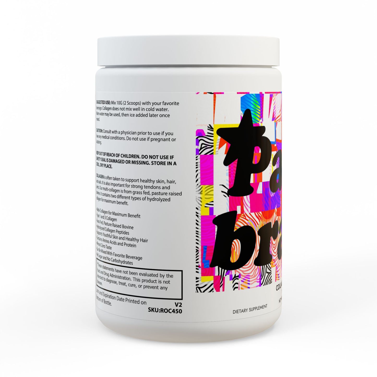 Collagen Peptides Type I & III Supplement (350g, 12.3oz)