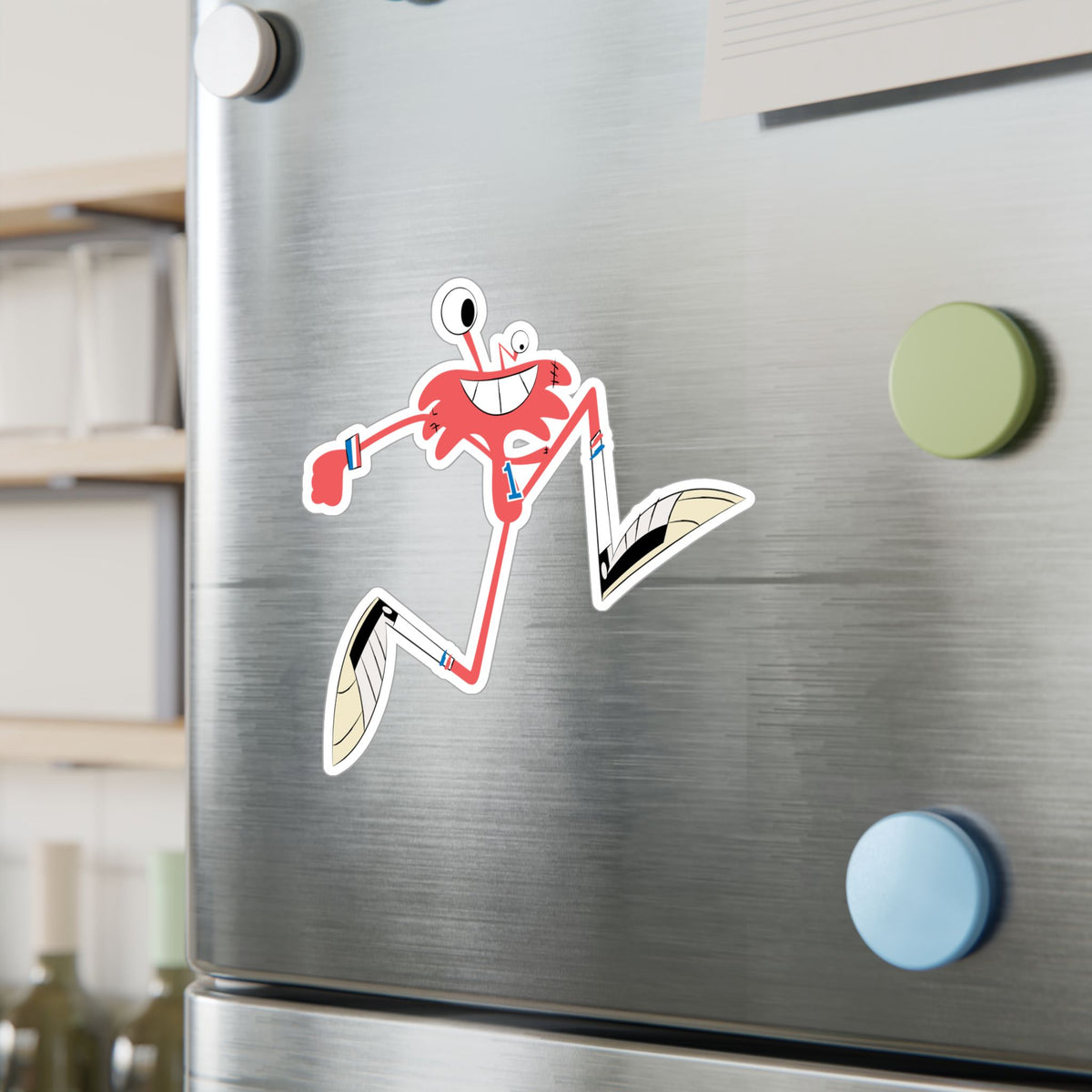 Cartoon Dude Vinyl Sticker