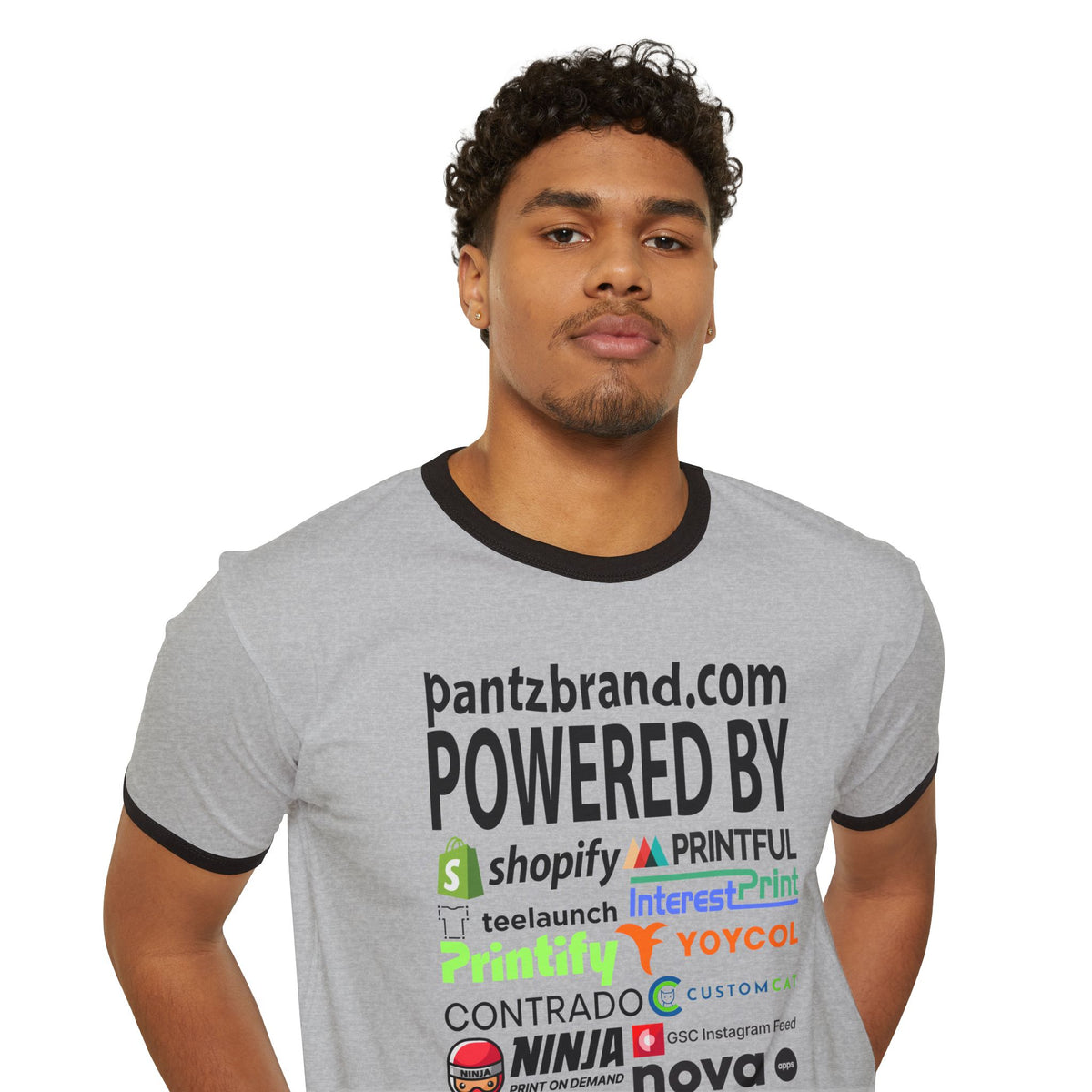 Powered By Ringer T-Shirt