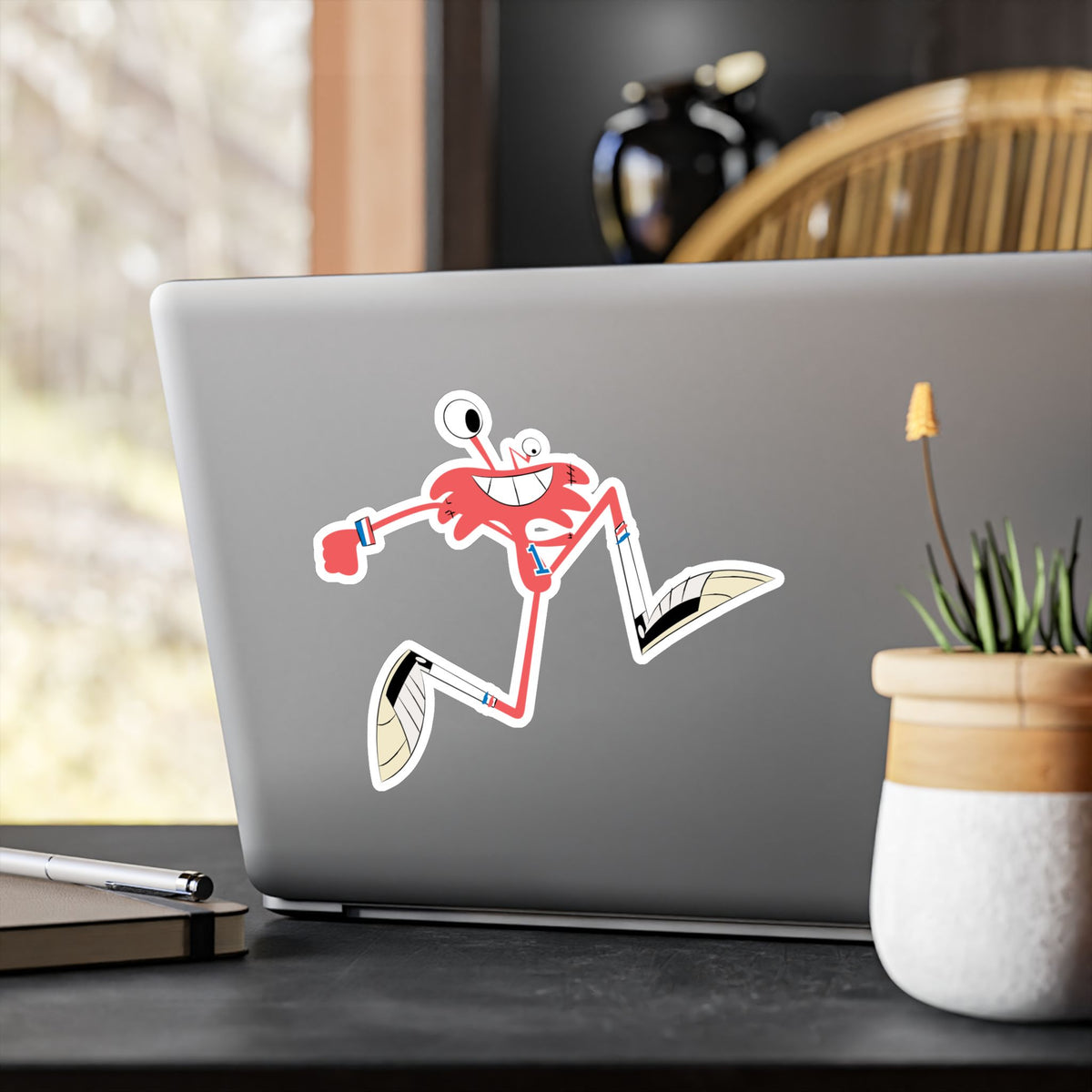 Cartoon Dude Vinyl Sticker