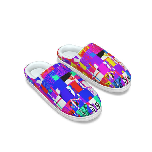 All-Over Print Men's Plush Slipperz