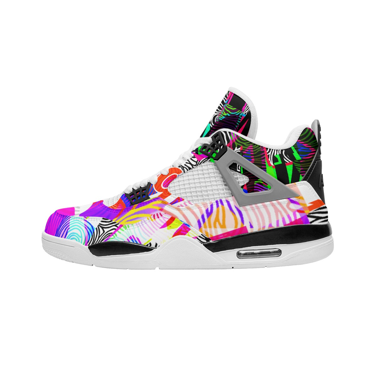 All-Over Print Men's Air Jordan 4 Style Basketball Shoez