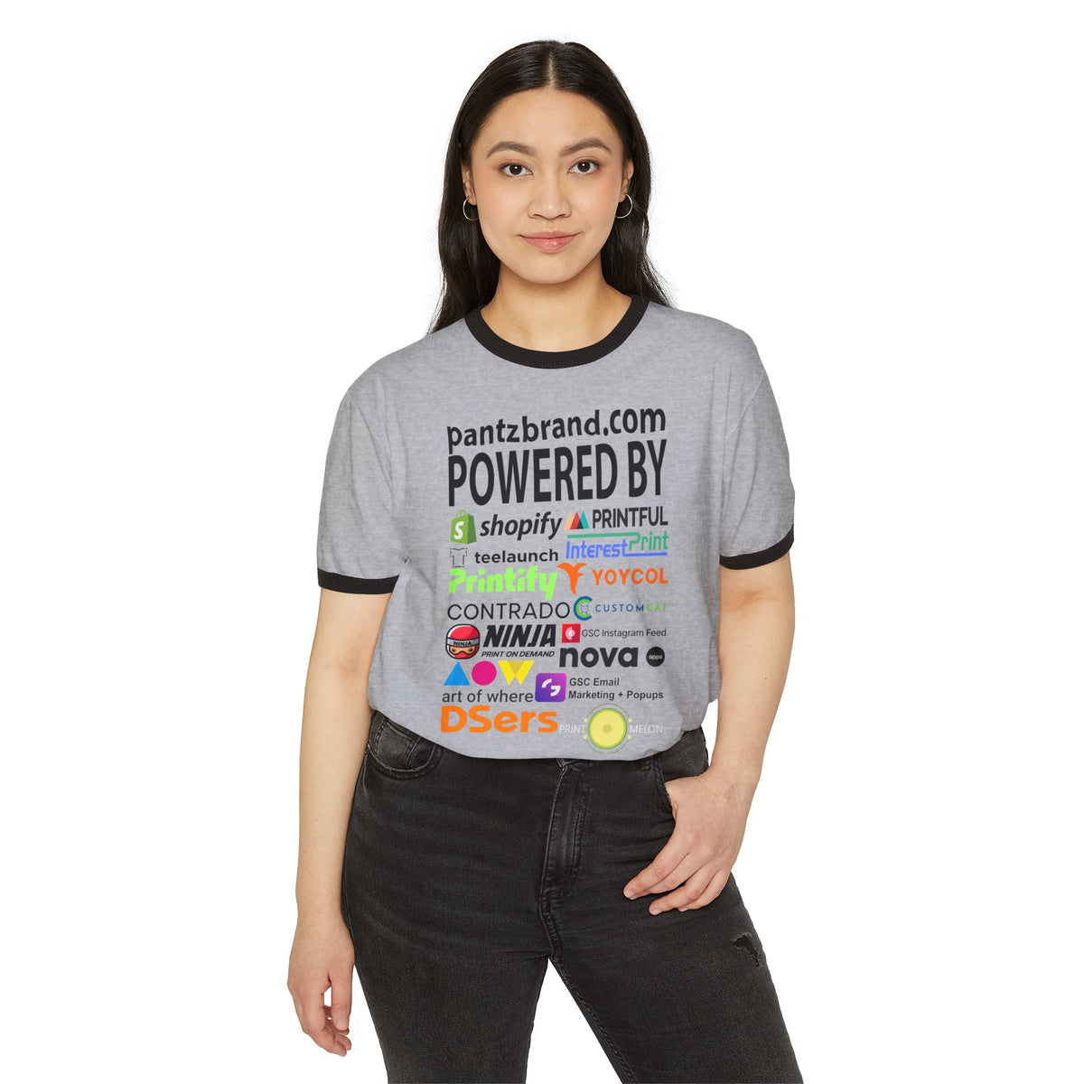 Powered By Ringer T-Shirt