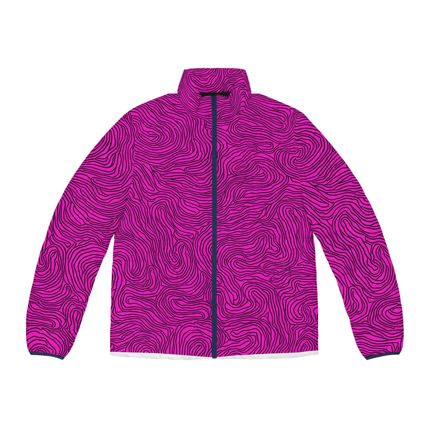Men'z Puffer Jacket All-Over Print