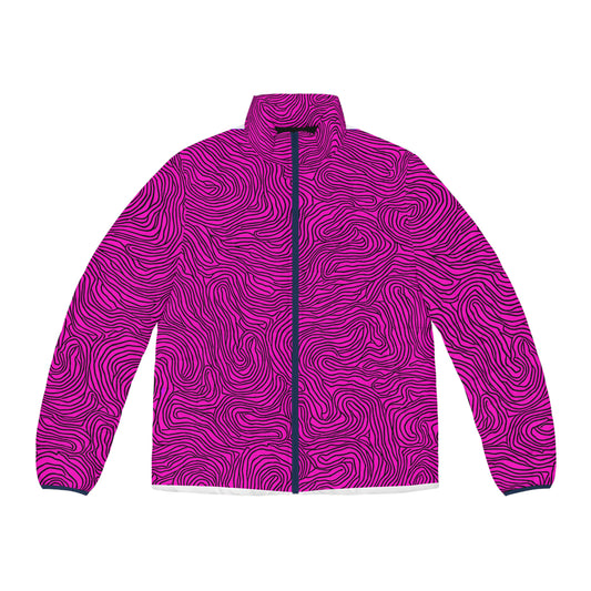 Men'z Puffer Jacket All-Over Print