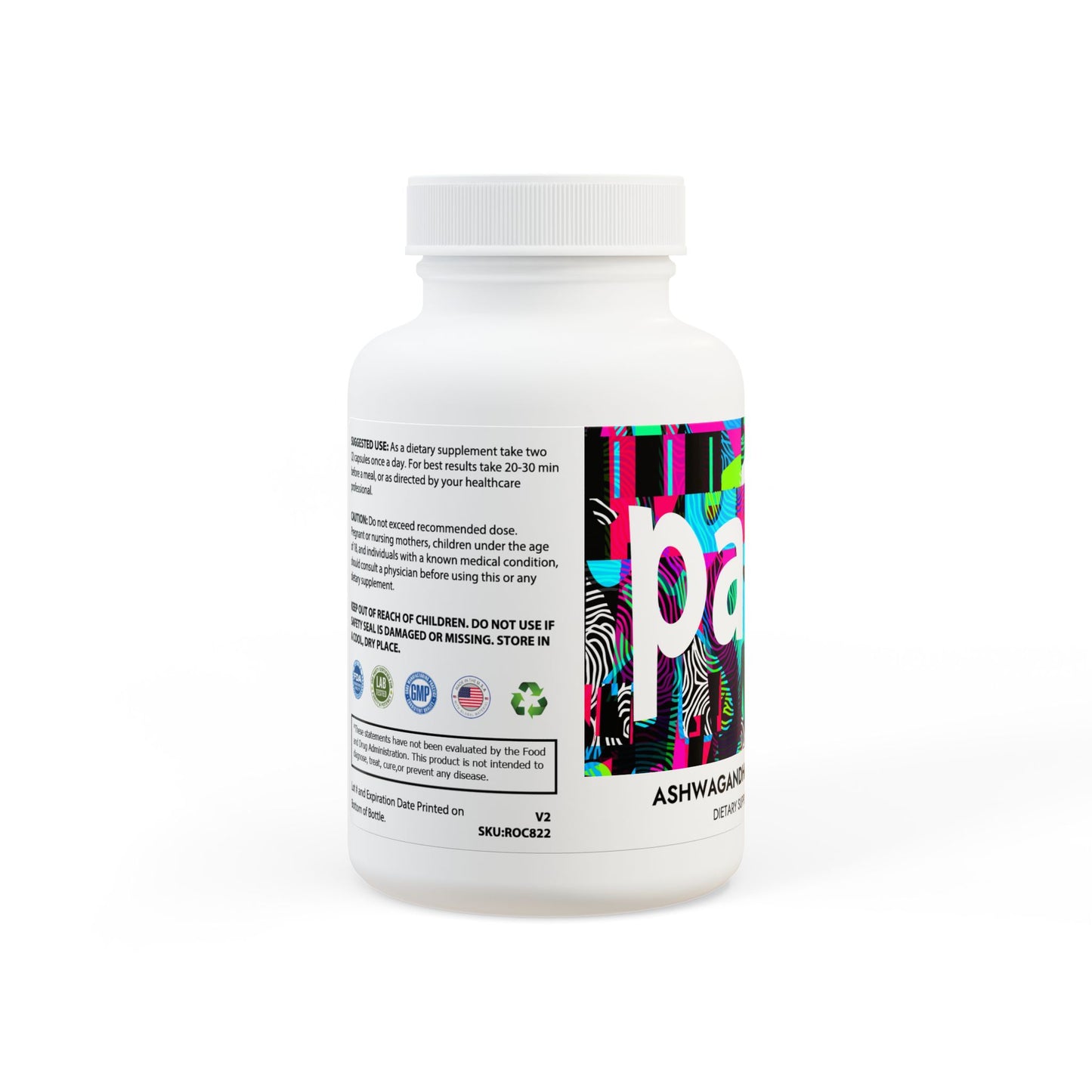 Ashwagandha and Black Pepper Supplement (60 capsules)