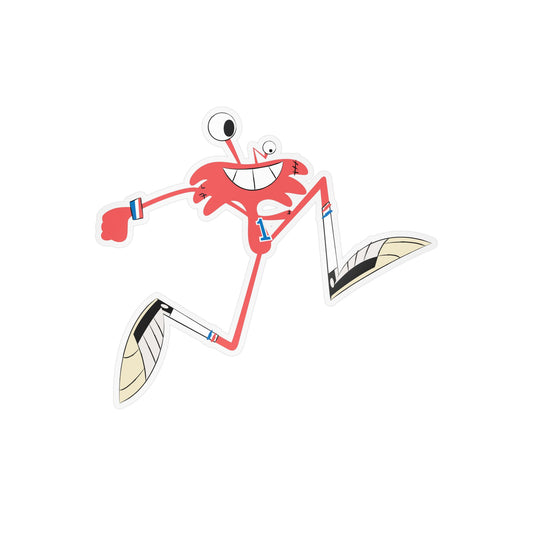 Cartoon Dude Vinyl Sticker