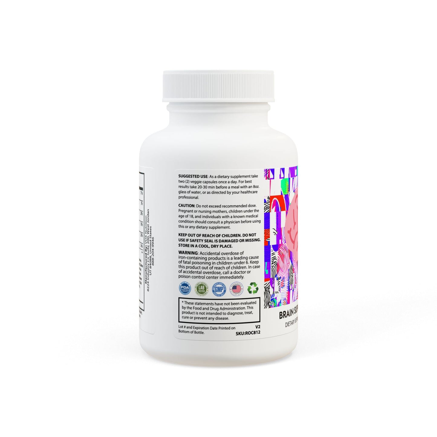 Brain Support Complex Supplement (60 Capsules)
