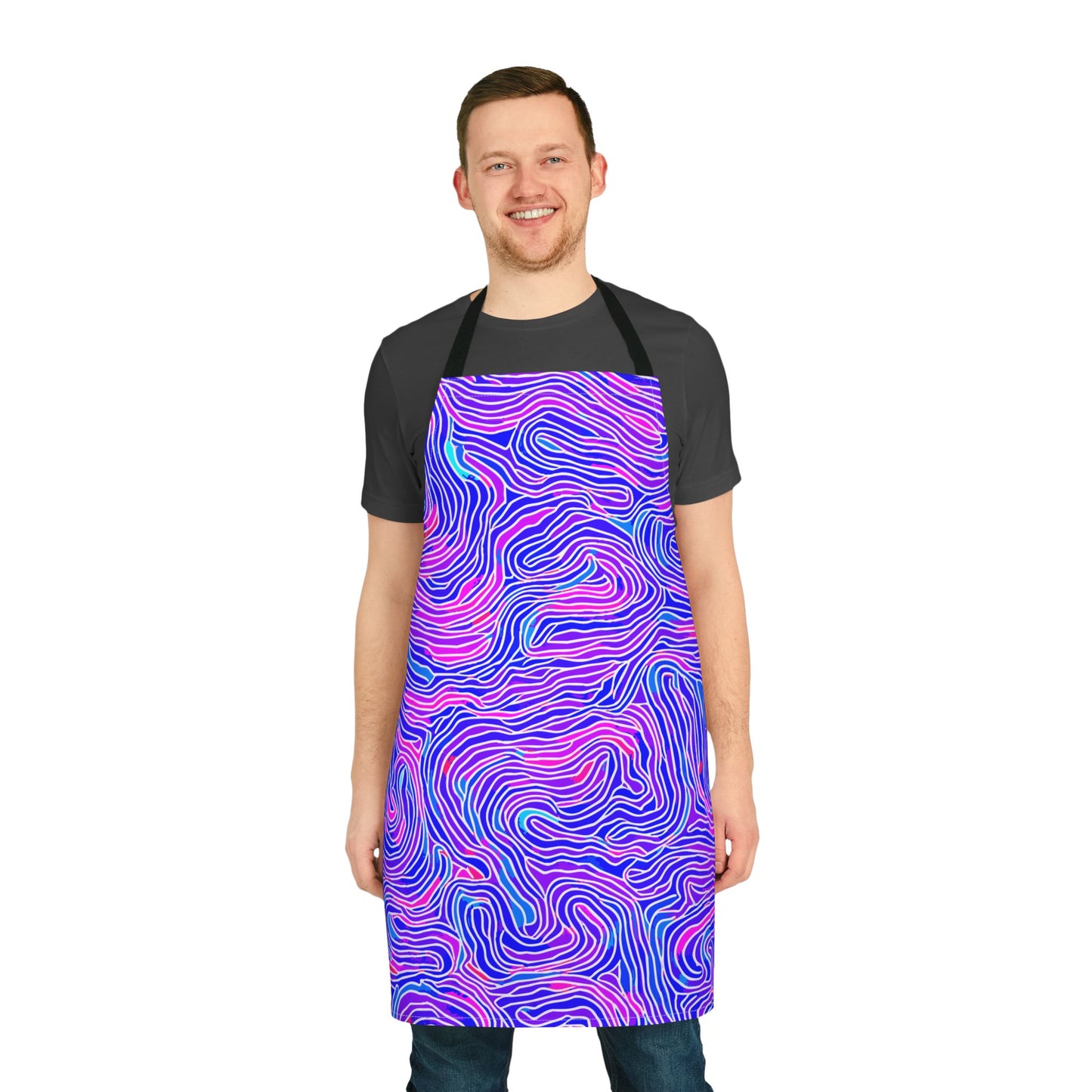 Psychedelic Swirl Kitchen Apron