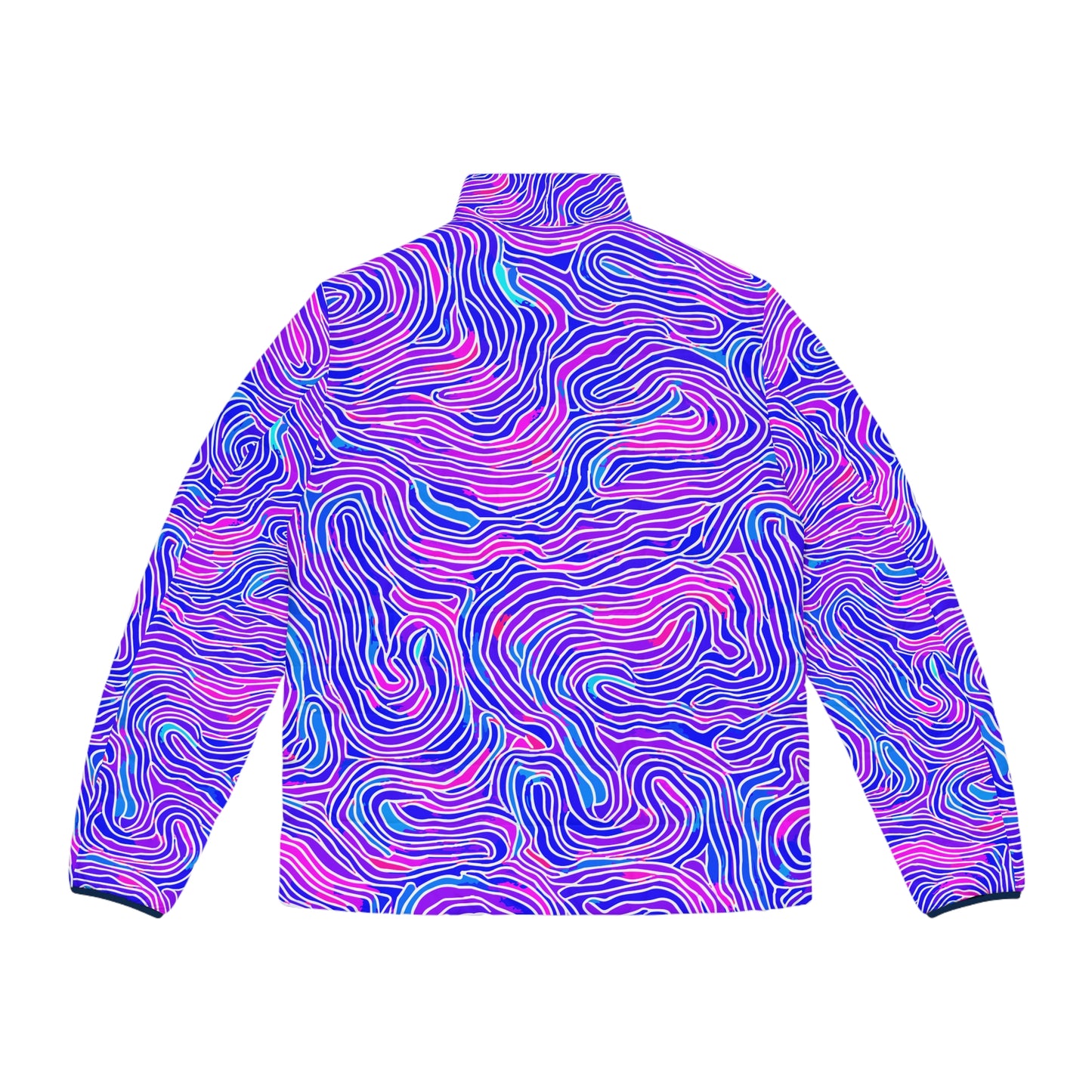 All-Over Print Puffer Jacket