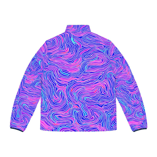 All-Over Print Puffer Jacket