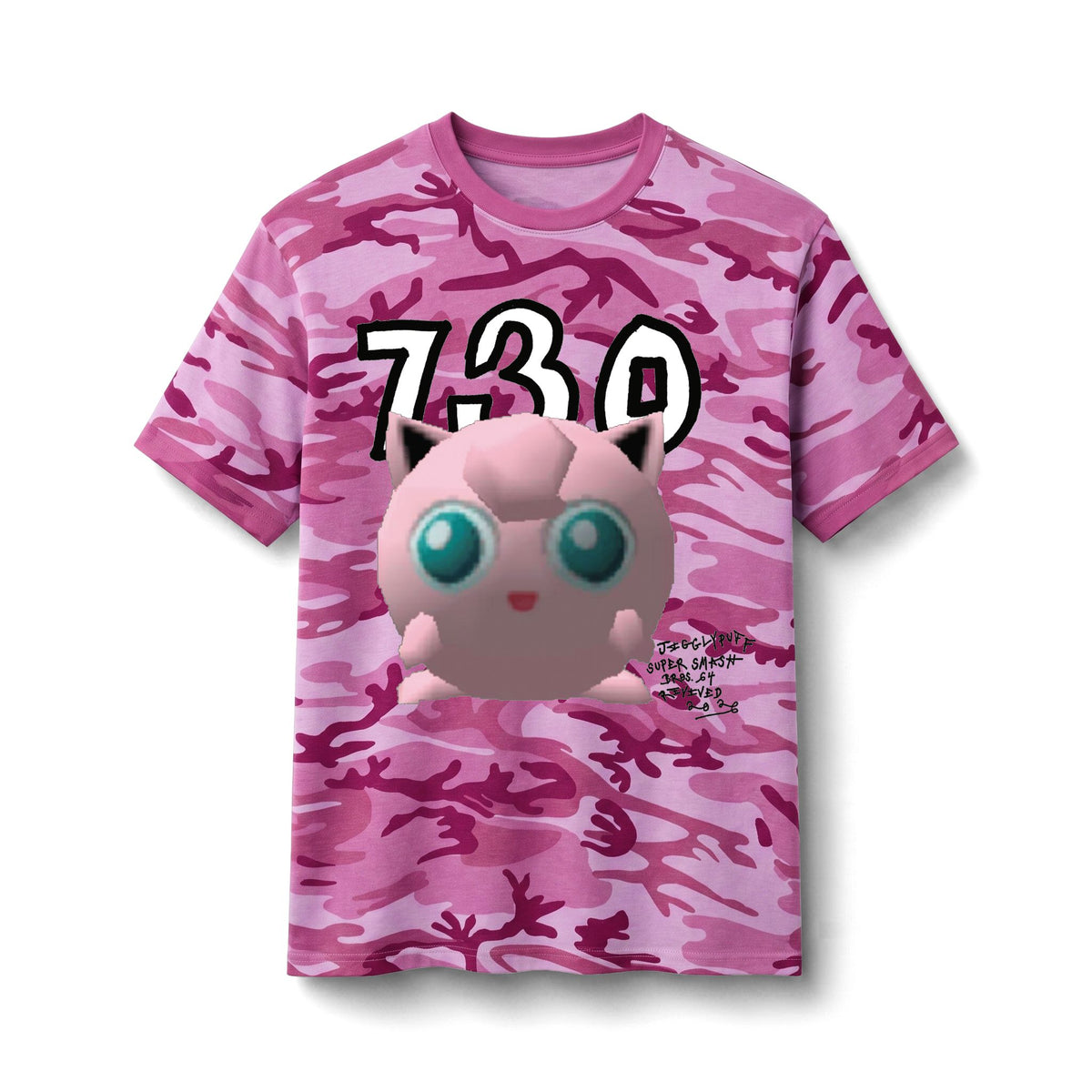 BootlegBoyz Revived - Jigglypoof Pink Camouflage Gaming Tee