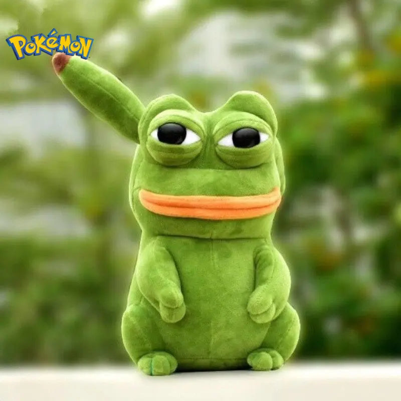 Pepechu Plush Toy Sad Frog Pepe Plush Doll 23cm