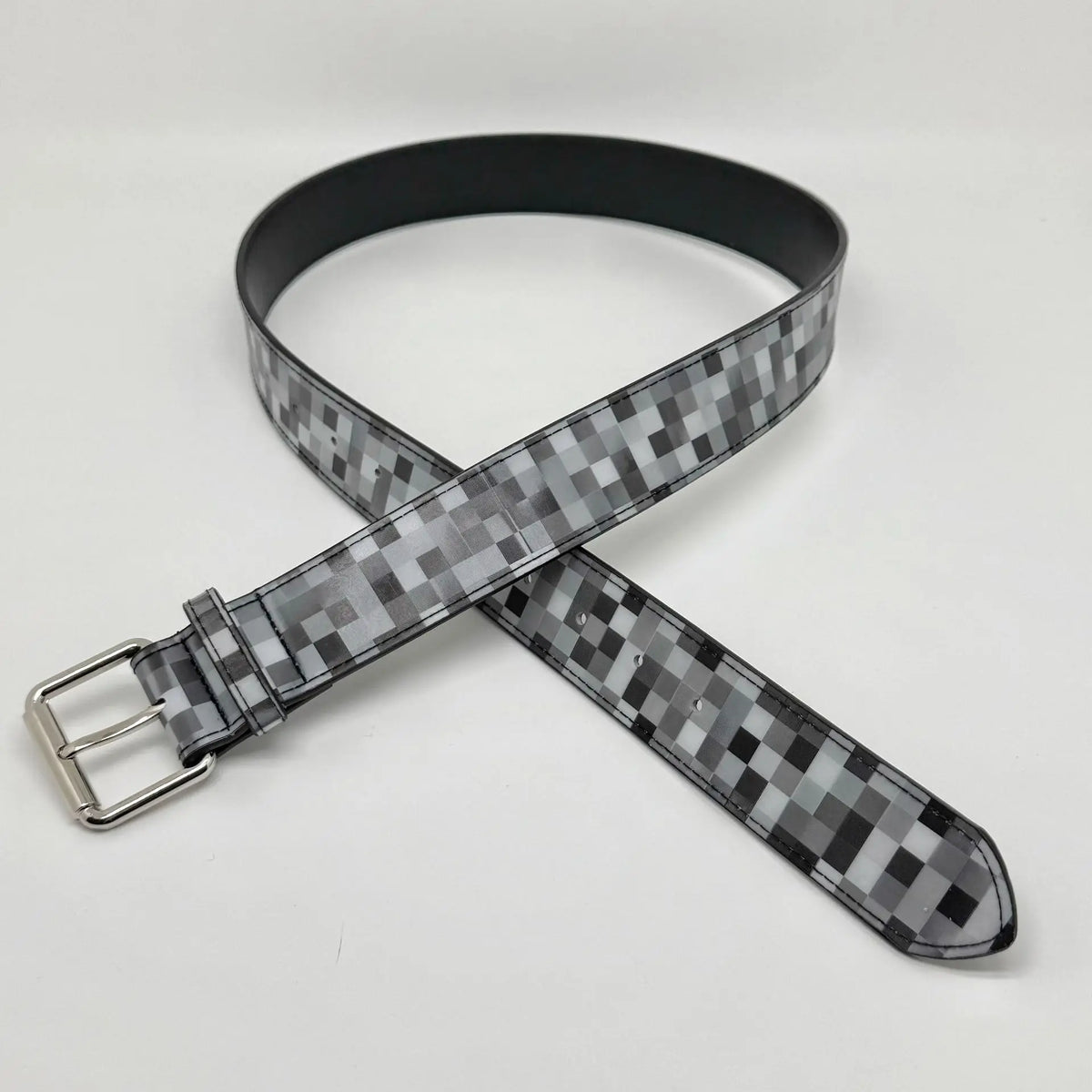 Retro Pixel Pattern Men's Belt 110cm