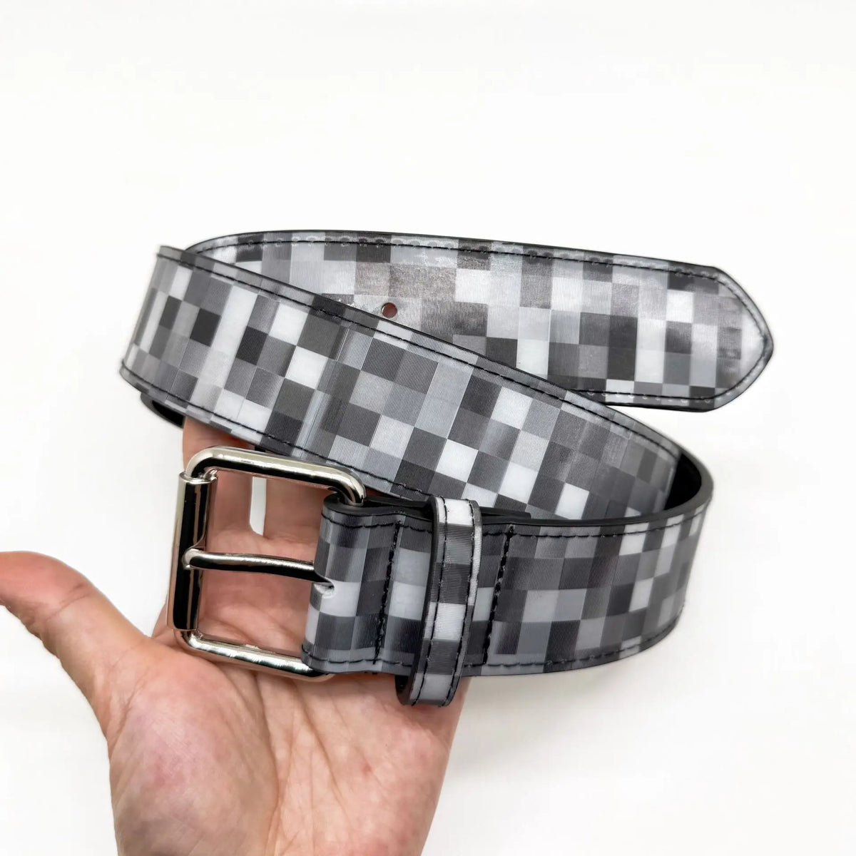 Retro Pixel Pattern Men's Belt 110cm