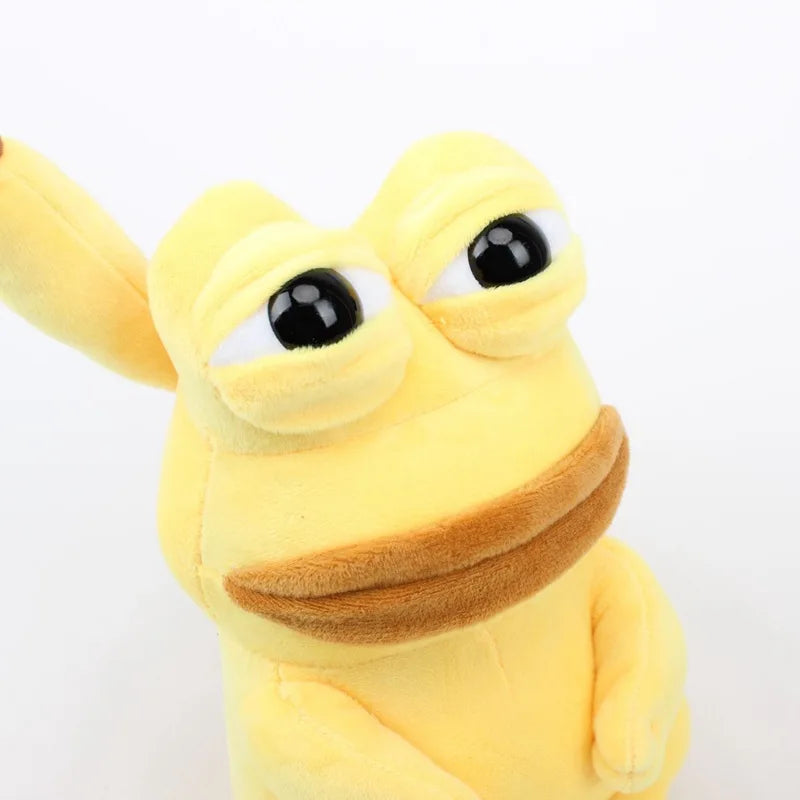 Pepechu Plush Toy Sad Frog Pepe Plush Doll 23cm