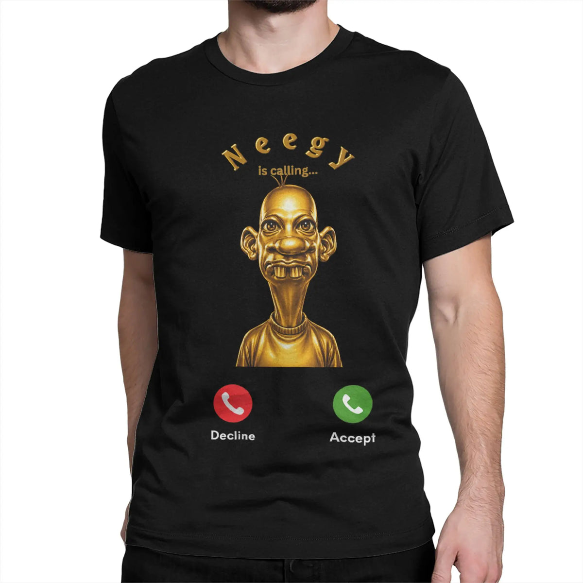 Dropshipped Neegy Meme Unisex T Shirt  Casual Tee Shirt Short Sleeve 100% Cotton