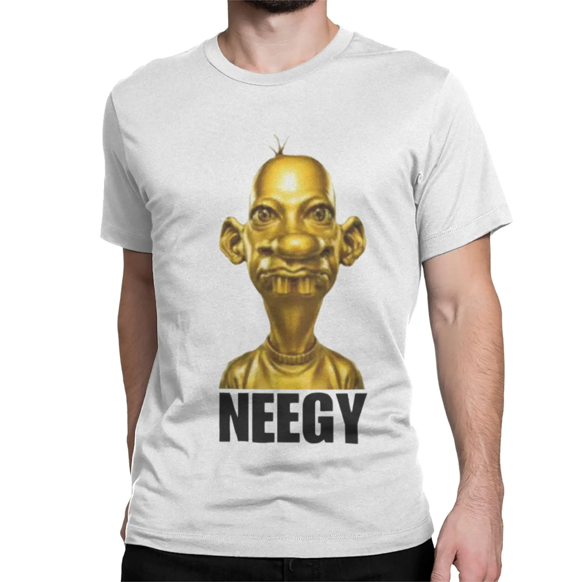 Dropshipped Neegy Meme Unisex T Shirt  Casual Tee Shirt Short Sleeve 100% Cotton