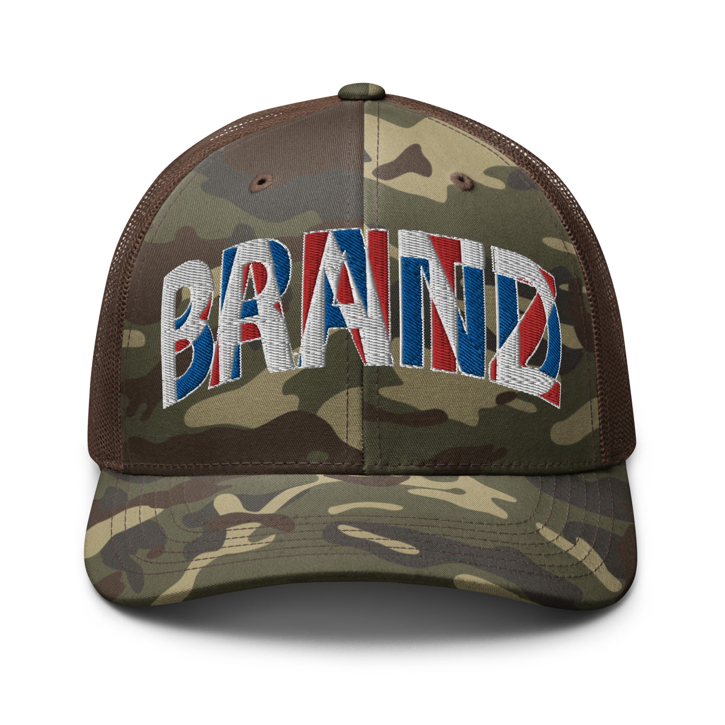 Camouflage trucker hat