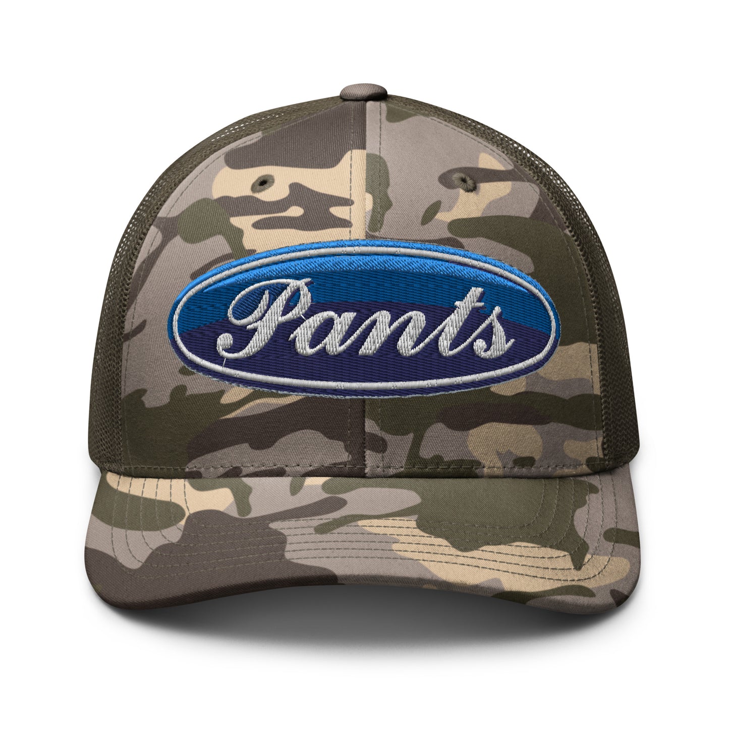 Camouflage trucker hat