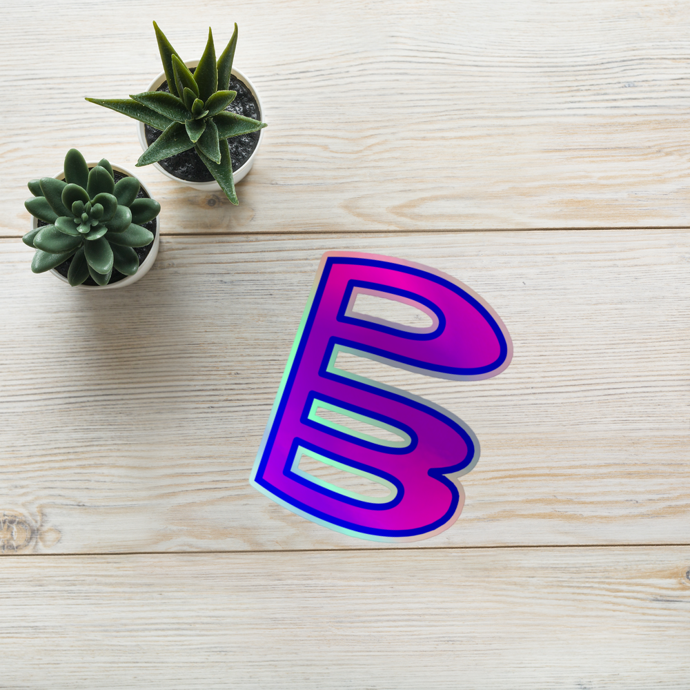 5.5" x 5.5" Holographic sticker