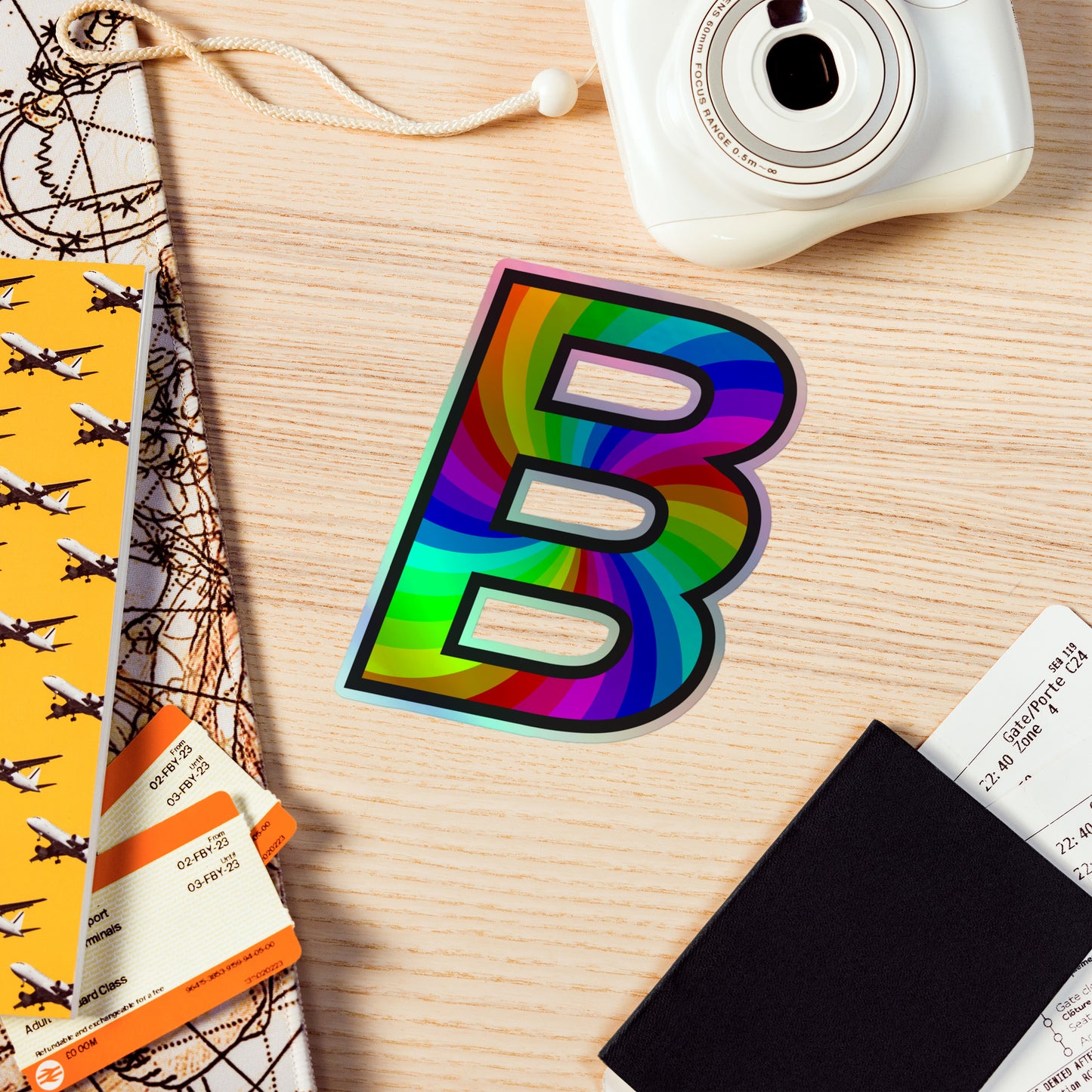 5.5″×5.5″ Holographic sticker