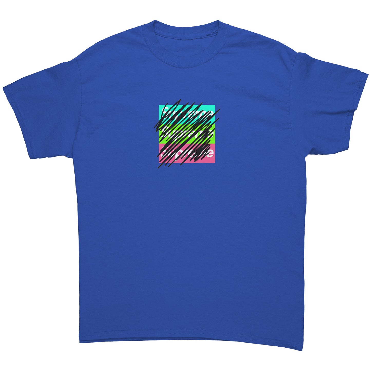 scribbled boh loho tee shirt 2