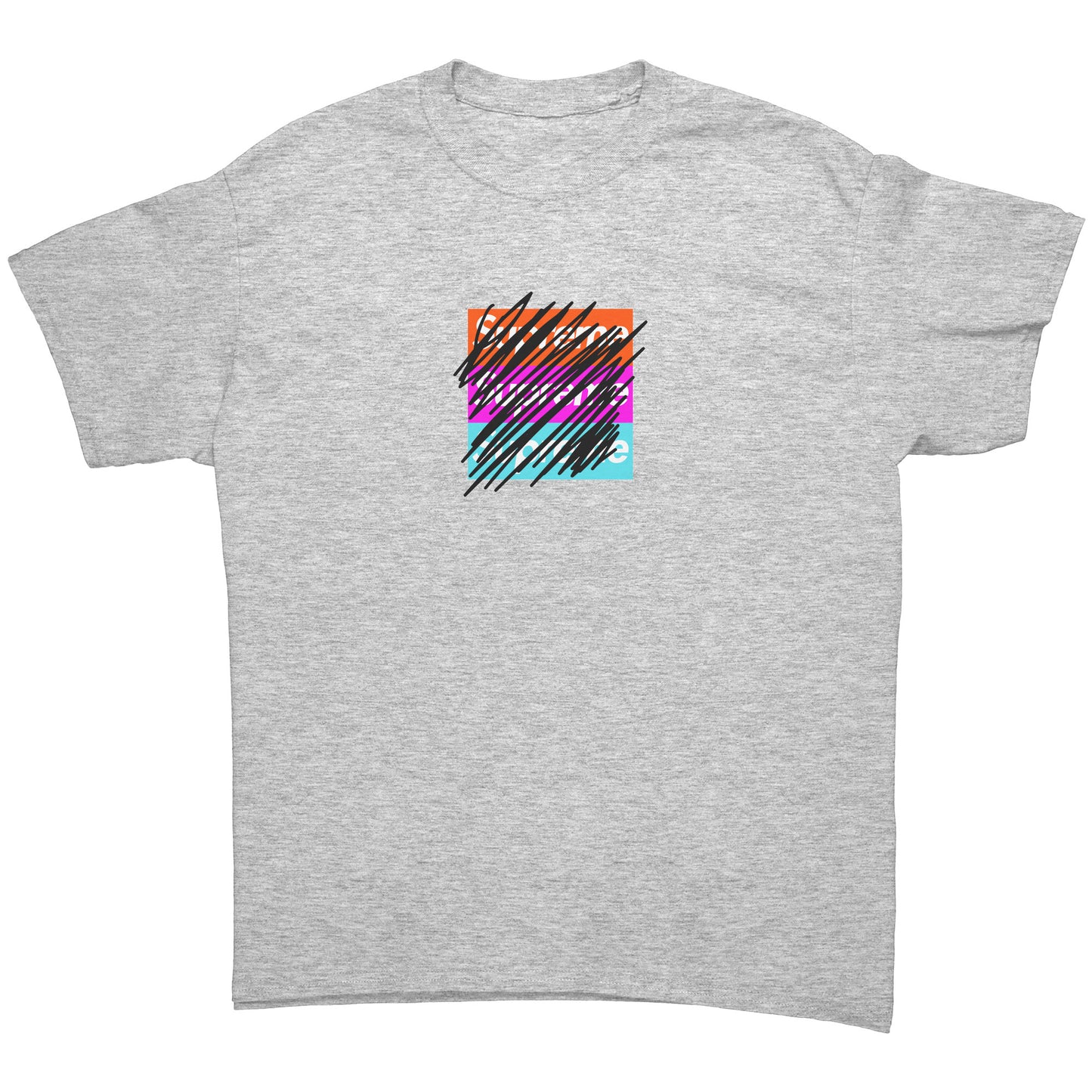 scribbled boh loho tee shirt 3