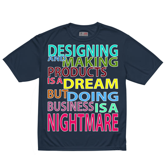 Unisex performance crew neck t-shirt