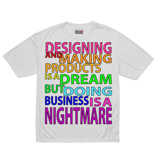 Unisex performance crew neck t-shirt