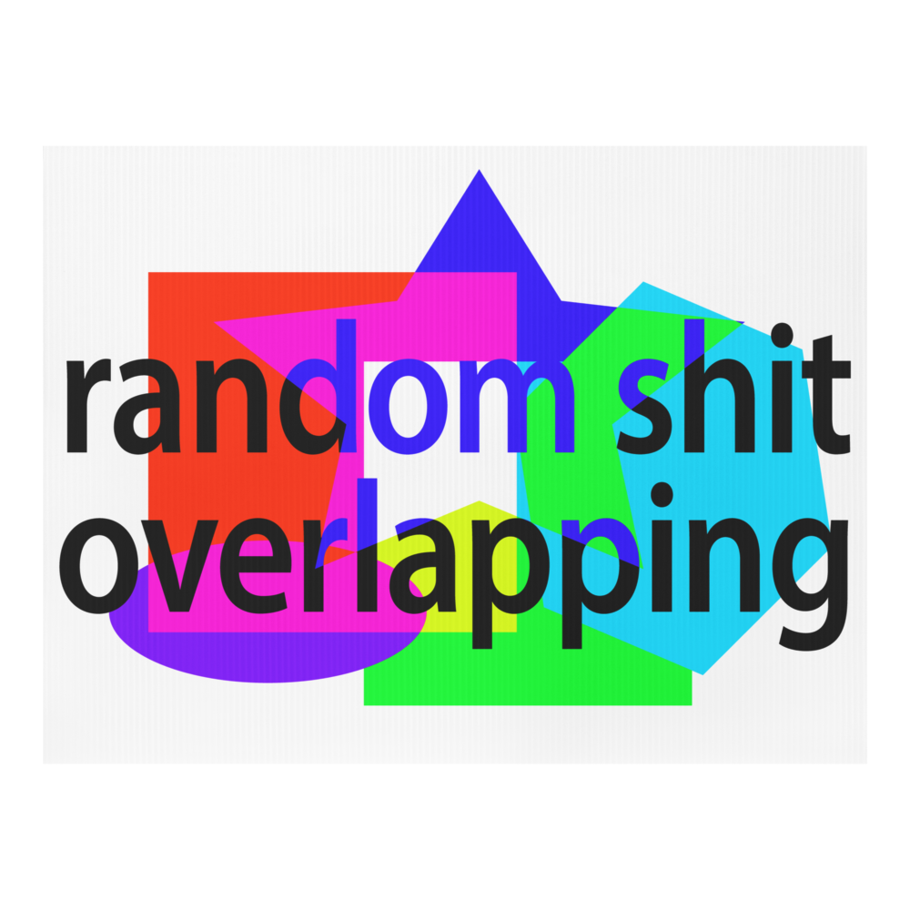 Yard sign