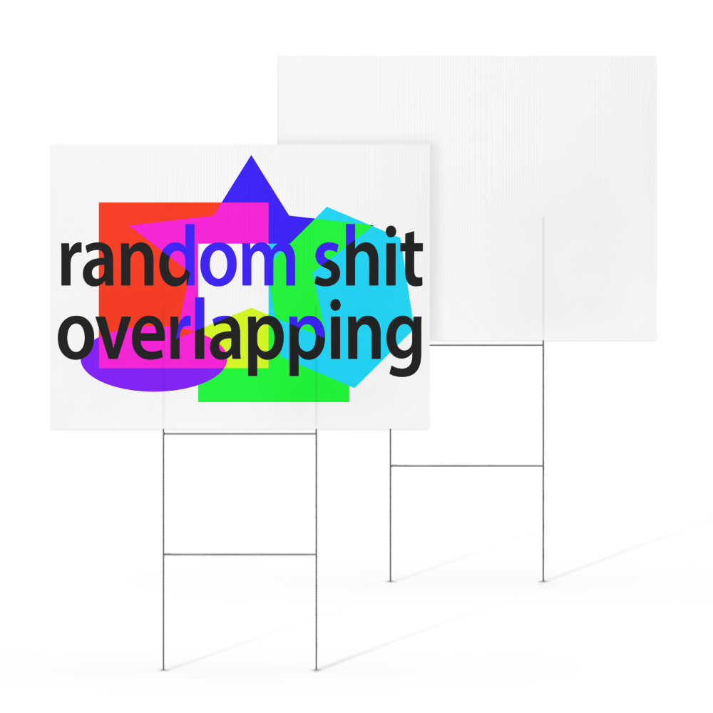 Yard sign