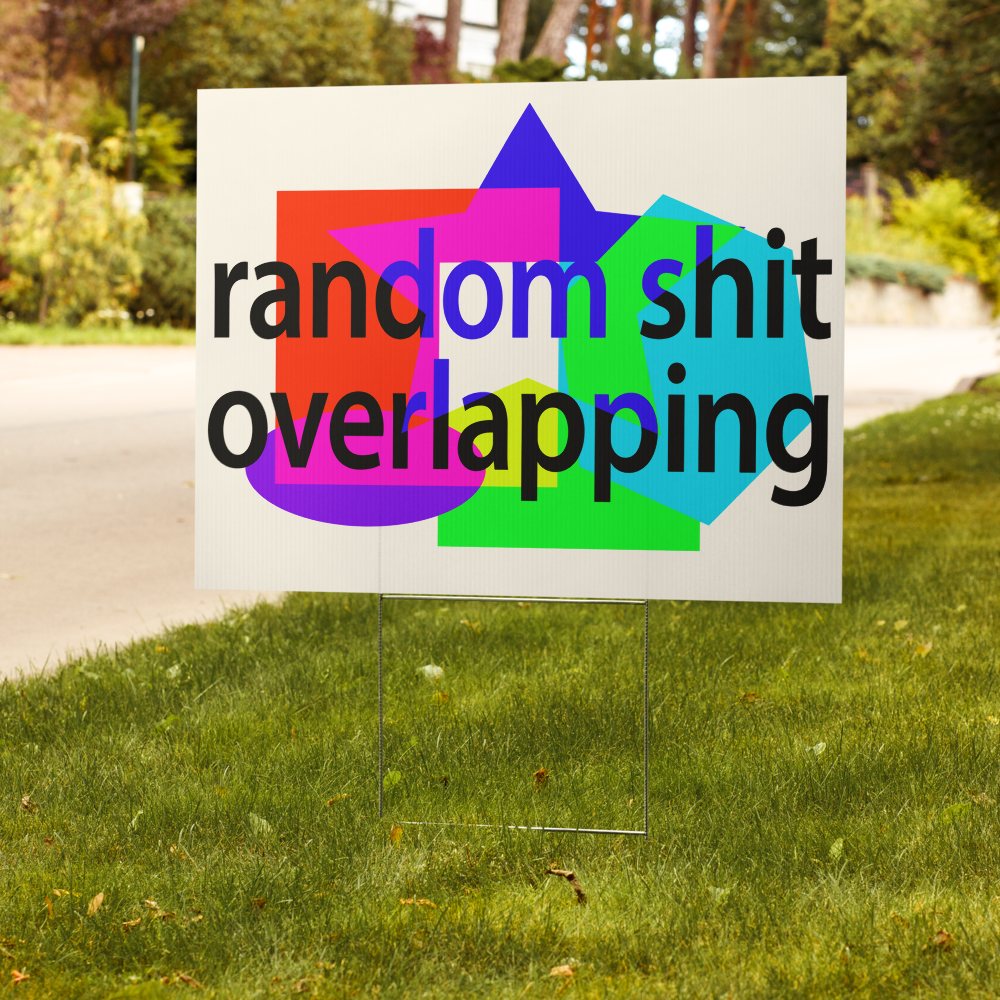 Yard sign