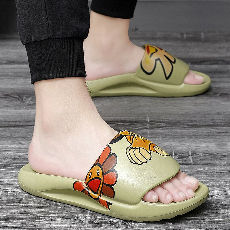 Slippers Sandals Beach Fashion Casual Shoes Men For Bedroom Flip Flops